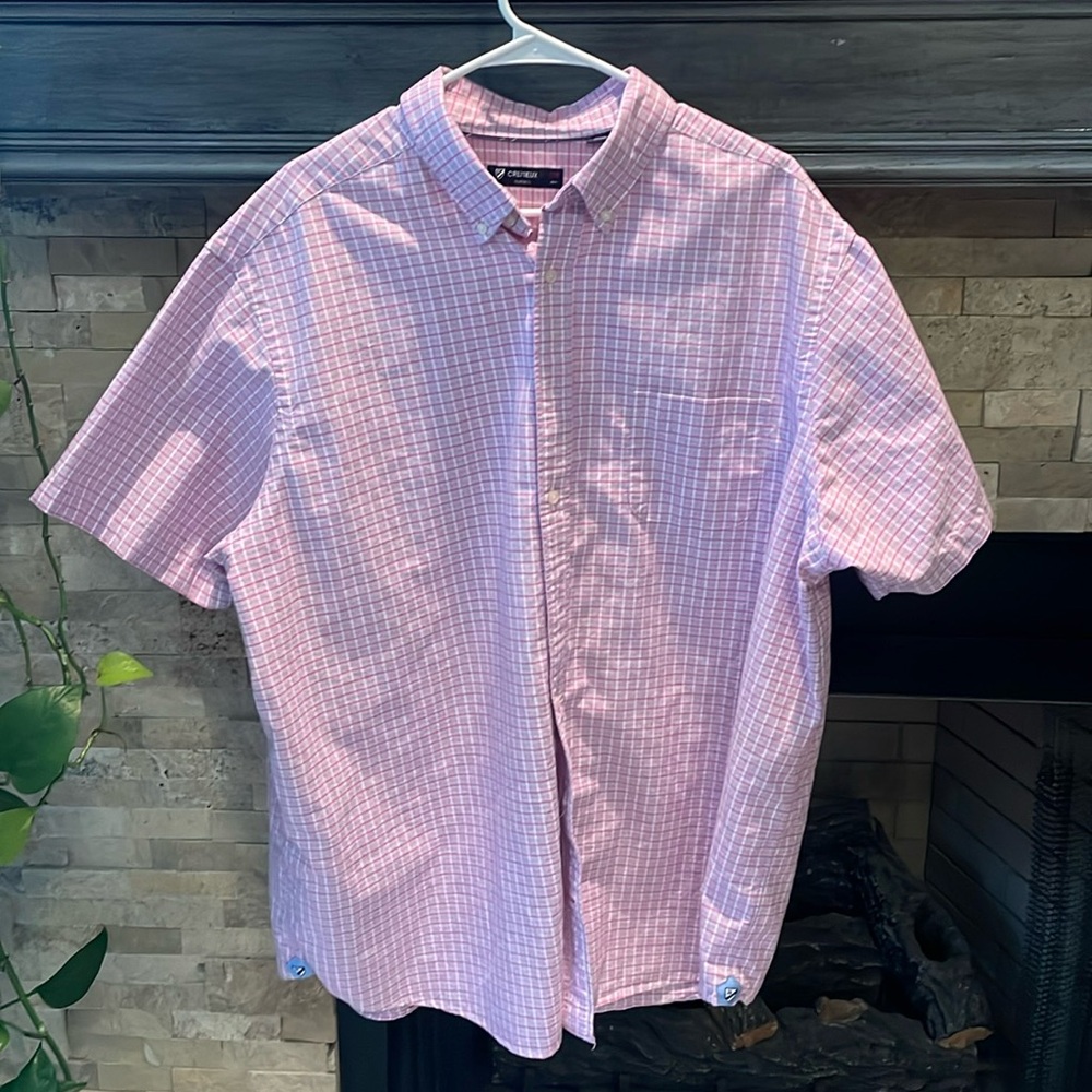 Cremieux men’s short sleeve dress shirt